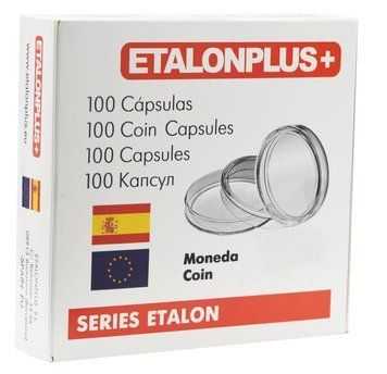 Капсули для монет 24 мм. (100 штук) Etalonplus А22699 фото