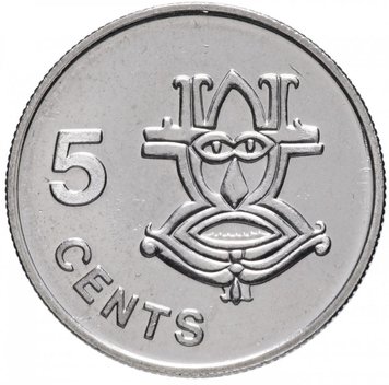 Solomon Islands 5 cents 1996 UNC (KM # 26a)