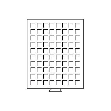 Бокс для монет (розмір комірки 24 * 24 мм) Leuchtturm А01677 фото