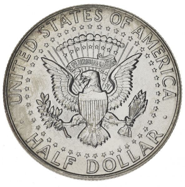 США 50 центів (халф) 1964 Срібло VF-AU Джон Кеннеді - перший рік випуску М14661 фото