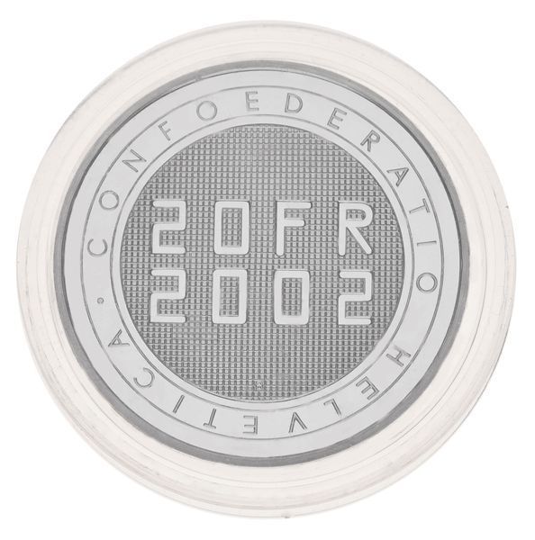 Швейцария 20 франков 2002 Серебро UNC Expo-02