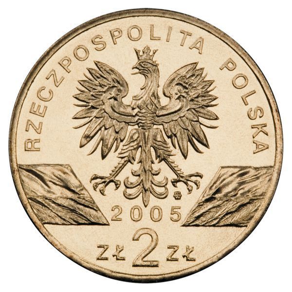 Польша 2 злотых 2005 &laquo;Всемирная природа - Филин&raquo; UNC (Y#520) М05988 фото