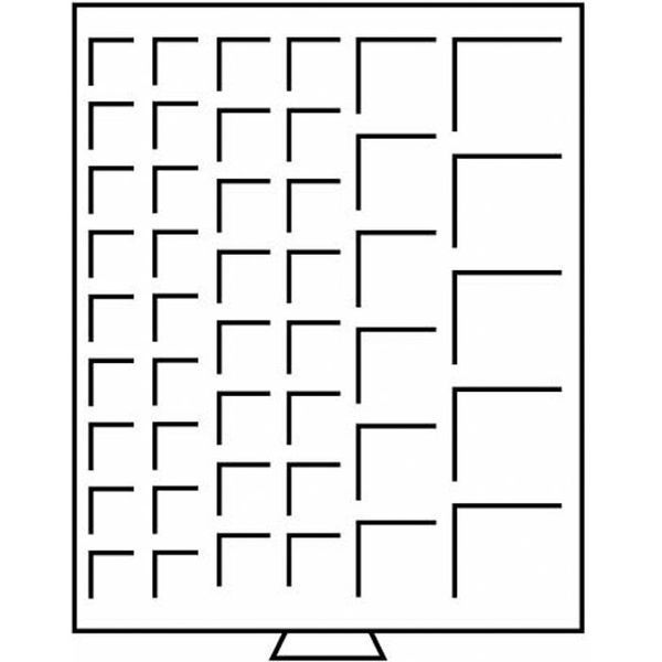 Box for coins (cell size 24 * 24 mm) Leuchtturm