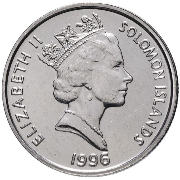Монета Соломоновы острова 5 центов 1996 UNC (KM#26a) М07070 фото