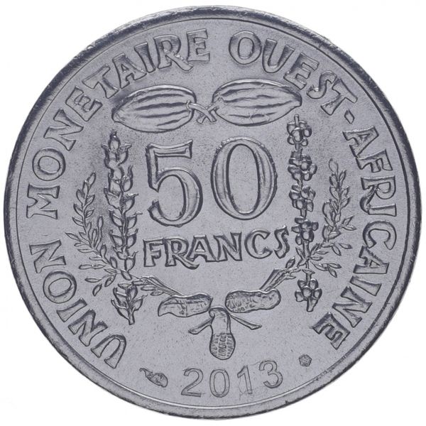 Західна Африка 50 франків 2013 UNC (KM#6) М09682 фото