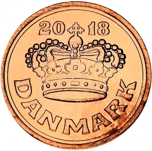 Denmark 50 ore 2018 UNC