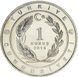 Coin Turkey 1 kurush 2015 UNC Flag Great Turkic States - Ottoman Empire