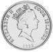 Cook Islands 10 cents 1992 AU-UNC Orange