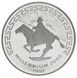 Mongolia 500 MNT 1998 Silver UNC Millennium Rider Horse