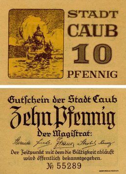 Banknote Germany Notgeld 10 pfennig F-VF Munich