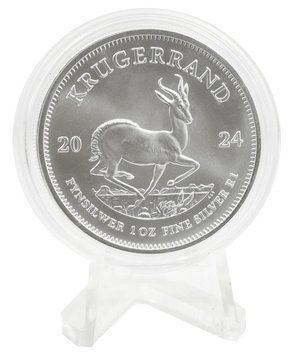 Монета ПАР 1 крюгерранд 2024 Срібло UNC Тварина - Антилопа (Ag 999, унція, 31,1 грам) М20789 фото