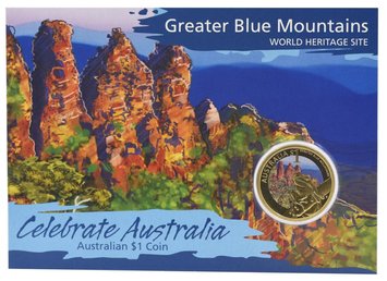 Australia 1 dollar 2010 "Meet Australia - Great Blue Mountains" UNC (KM # 1385)