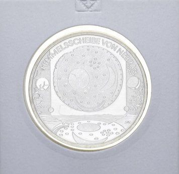 Німеччина 10 євро 2008 року &laquo;Небесний диск Небра&raquo; Срібло UNC М10911 фото