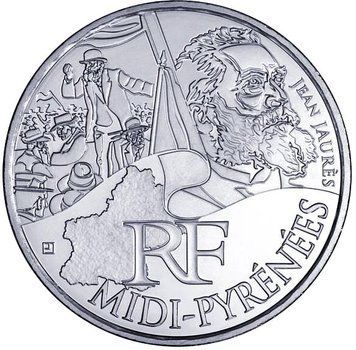 Монета Франція 10 євро 2012 &laquo;Регіони Франції - Південні Піренеї&raquo; Срібло UNC (KM#1887) М03032 фото