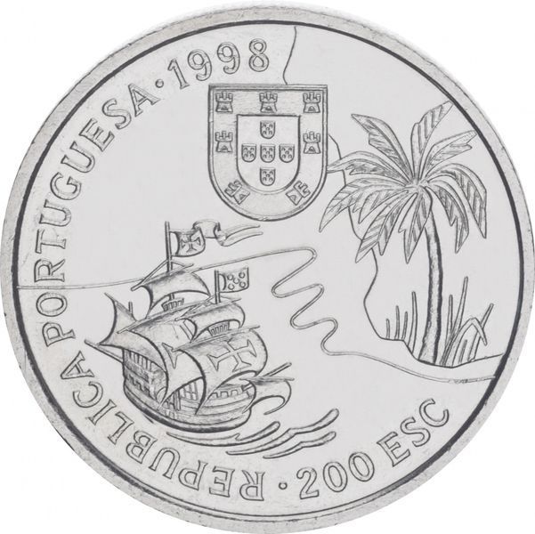 Португалія 200 ескудо 1998 &laquo;Земля Натал&raquo; AU-UNC (KM#710) М09783 фото