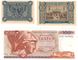 Greece set of 3 banknotes 1940, 1944, 1978 UNC