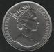 Coin Isle of Man 1 crown 1985 UNC Queen Mother Variety 6 (KM#218)