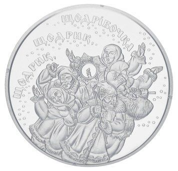 Монета Україна 5 гривень 2016 Щедрик UNC М04118 фото