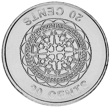 Solomon Islands 20 cents 2012 UNC (KM # 236)