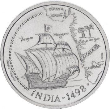 Portugal 200 escudos 1998 "Travel to India" AU-UNC (KM # 712)