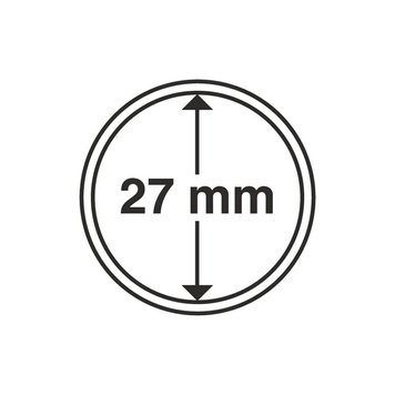 Капсула для монети 27 мм А07235 фото