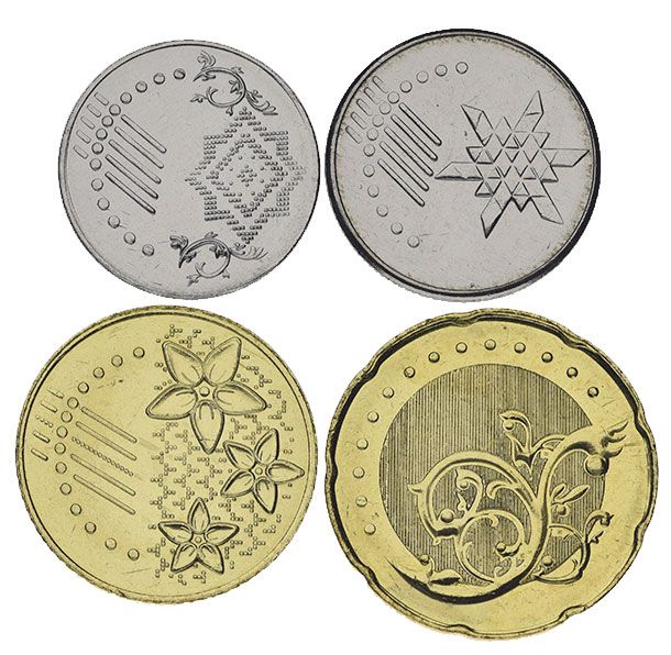 Malaysia set of 4 coins 2017 UNC 5, 10, 20, 50 Sep