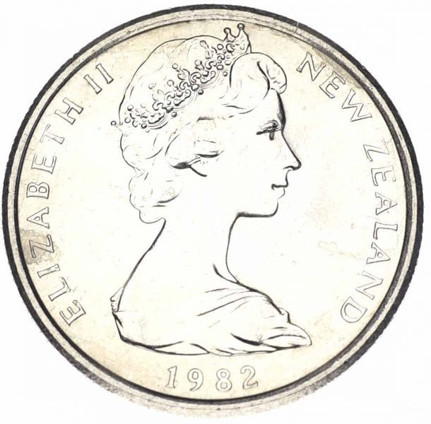 Новая Зеландия 5 центов 1982 AU-UNC М12266 фото