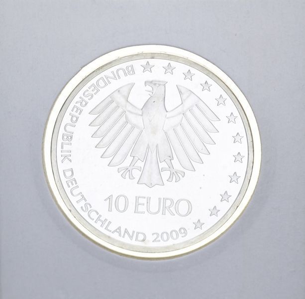 Coin Germany 10 Euro 2009 "World Championships in Athletics in Berlin" UNC Silver