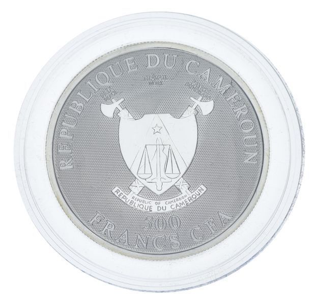 Монета Камерун 500 франків 2010 Срібло UNC Знаки зодіаку - Діва М20588 фото