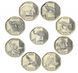 Peru 9 Coin Set 2017-2019 Fauna Peru UNC 1 Sol