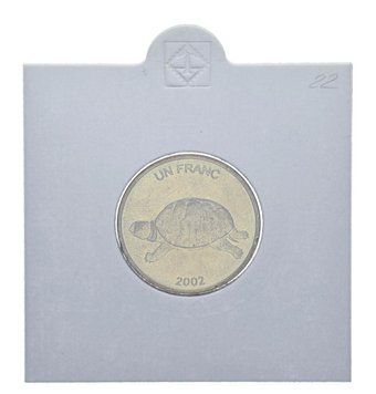 Демократична республіка Конго 1 франк 2002 F-VF Черепаха М11781 фото
