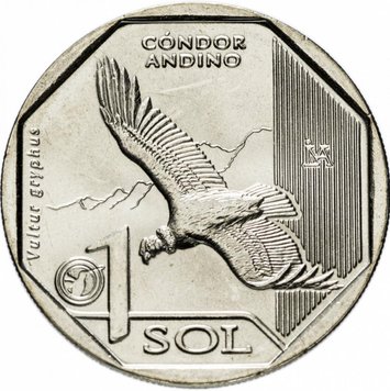 Peru 1 new sol 2017 Condor UNC