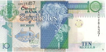 Seychelles 10 Rupees 2013 UNC (P36c)