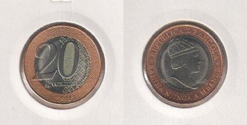 Ангола 20 кванза 2014 UNC (KM#111) М02019 фото