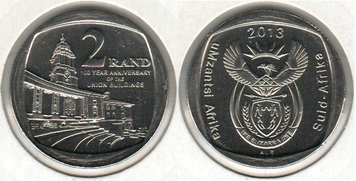 South Africa 2 rand 2013 UNC