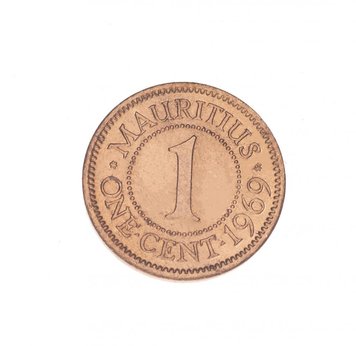 Mauritius 1 cent 1969 F-VF