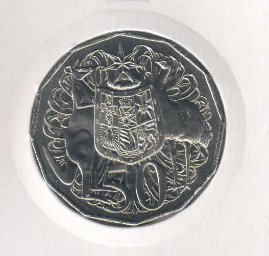 Монета Австралія 50 центів 2016 &laquo;50 років Єлизаветі II&raquo; UNC М04767 фото