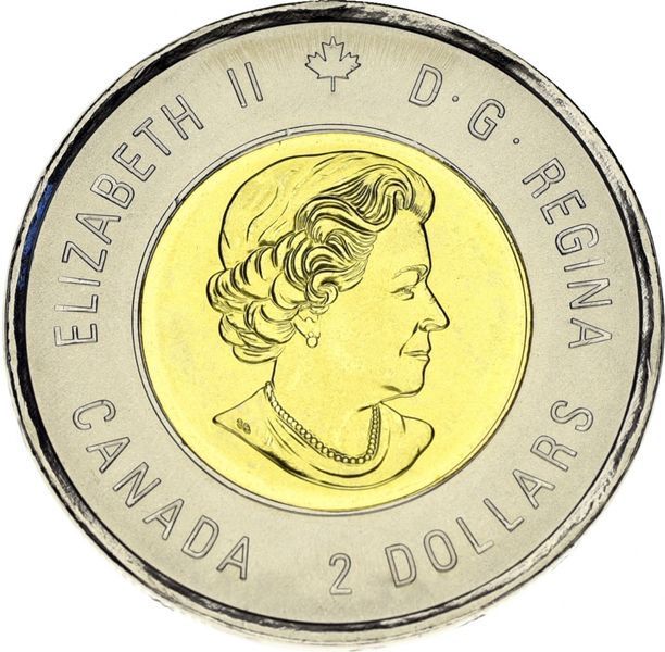 Canada 2 dollars 2019 Bimetal UNC 75 years since the opening of the second front D-Day