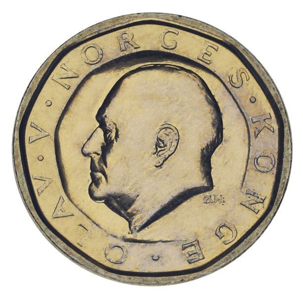 Coin Norway 10 kroner 1983 UNC