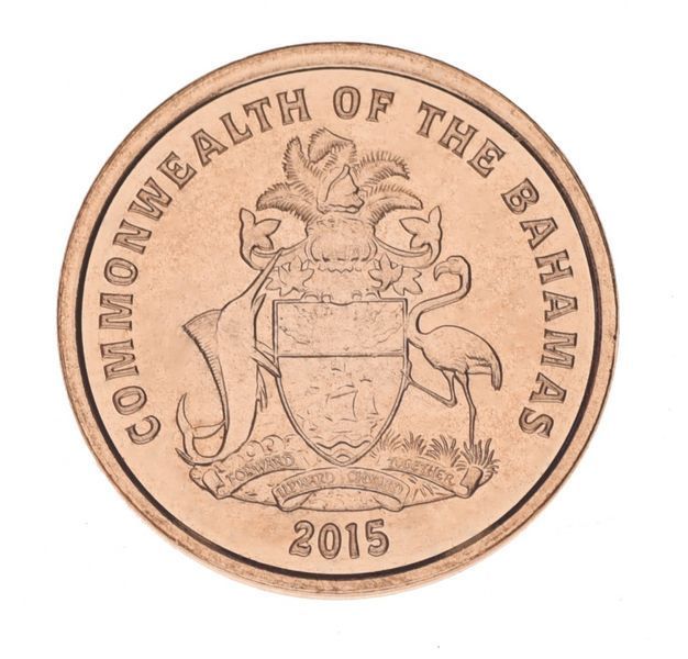 Bahamas 1 cent 2017 UNC