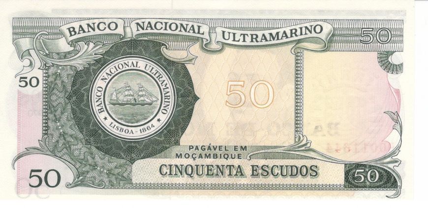 Mozambique 50 escudos 1970 UNC (P111)