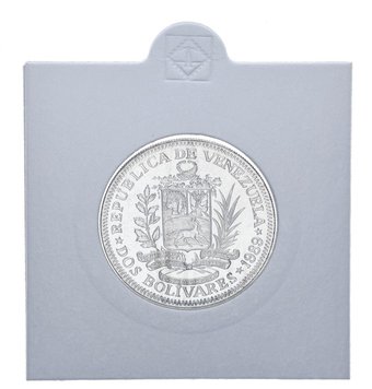 Venezuela 2 Bolivar 1989 AU-UNC