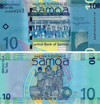 Banknote Samoa 10 Tala 2017 UNC (P39b)