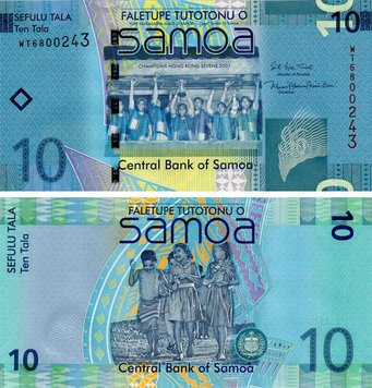 Samoa 10 Tala 2017 UNC (P39b)