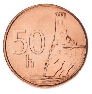 Словаччина 50 геллерів 2004 UNC М15205 фото