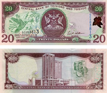 Trinidad and Tobago $ 20 2006 UNC (P49a)