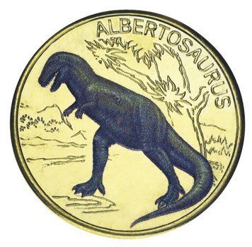 Coin New Caledonia 10 francs 2024 UNC Ile des Pins Dinosaur - Albertosaurus