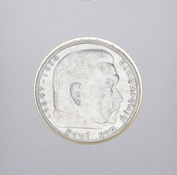 Монета Німеччина 5 марок 1935 Срібло F-VF &laquo;Гінденбург&raquo; М10979 фото
