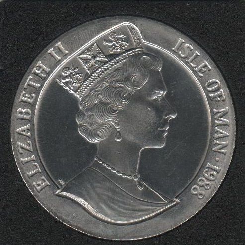Coin Isle of Man 1 crown 1988 &ldquo;200 years of Australia.&nbsp;Platypus &raquo;UNC (KM # 224)