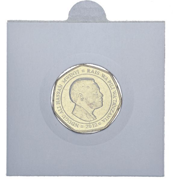 Танзания 50 шиллингов 2012 AU-UNC Носорог М11846 фото